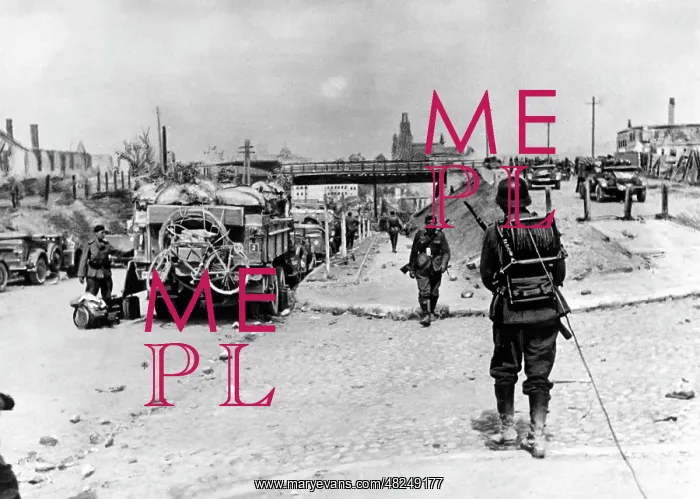 : German troops in Grodno : German troops in Grodno