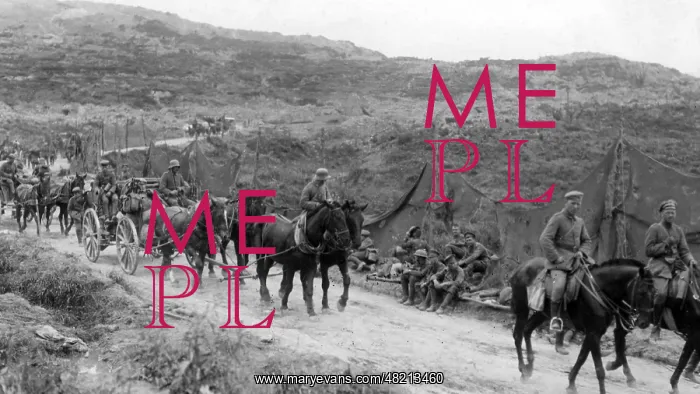 : German troops on the retreat, 1918 : German troops on the retreat, 1918