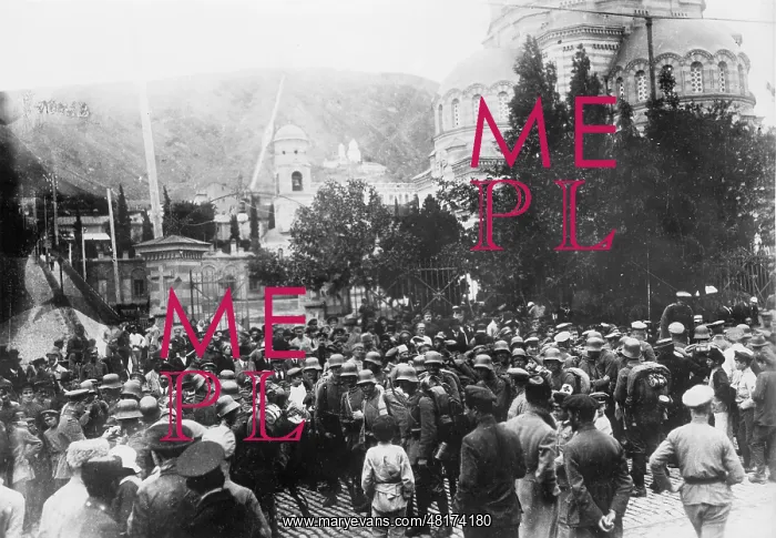 : German troops in Tbilisi, 1918 : German troops in Tbilisi, 1918