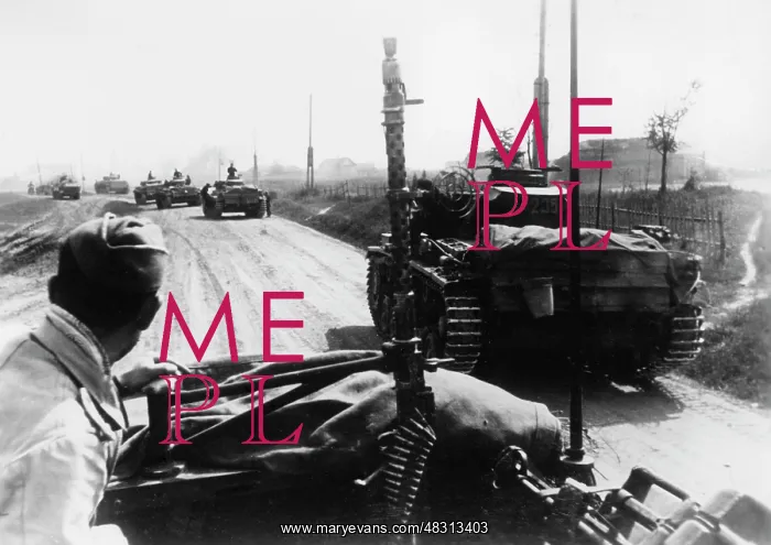 : German troops at the Terek, 1942 : German troops at the Terek, 1942