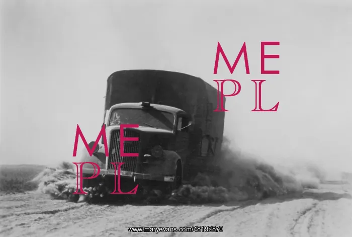 : German truck on the Eastern Front, 1942 : German truck on the Eastern Front, 1942
