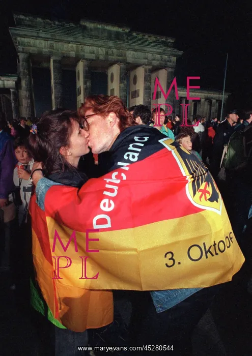 : German unification celebration 1990 : German unification celebration 1990