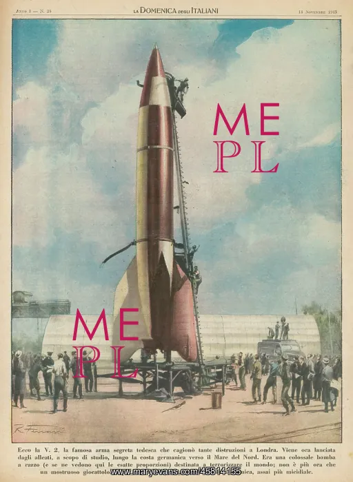 : GERMAN V2 ROCKET 1945 : GERMAN V2 ROCKET 1945
