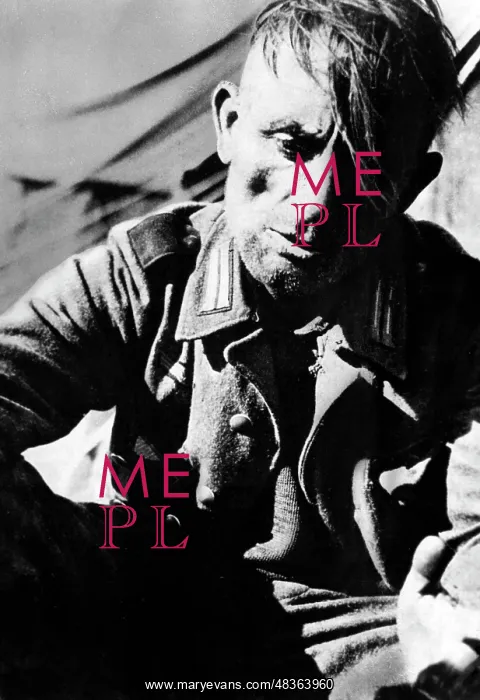 : German war prisoner, around 1945 : German war prisoner, around 1945