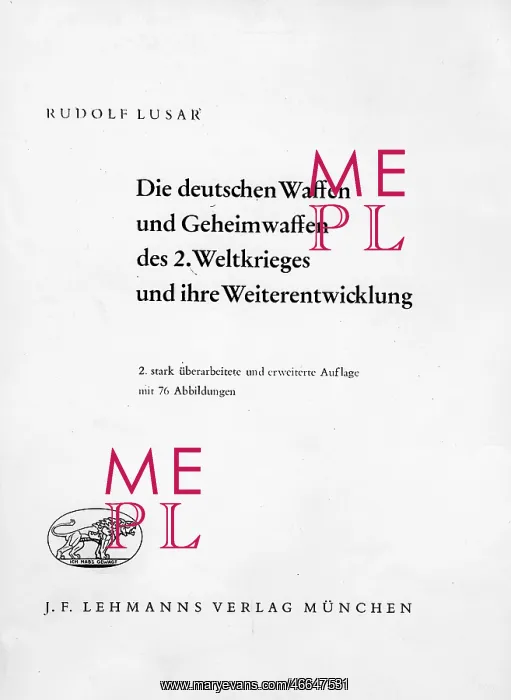 : German weapons and secret weapons : German weapons and secret weapons