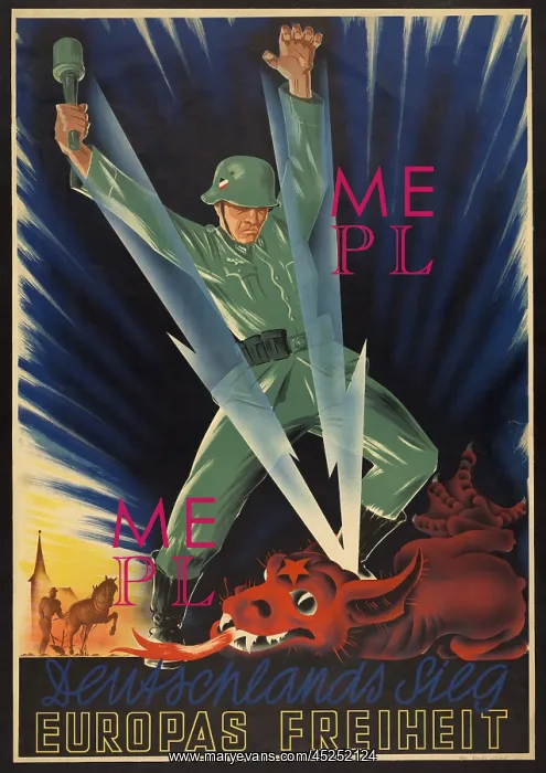 : German World War 2 poster. Deutschlands Sieg : German World War 2 poster. Deutschlands Sieg