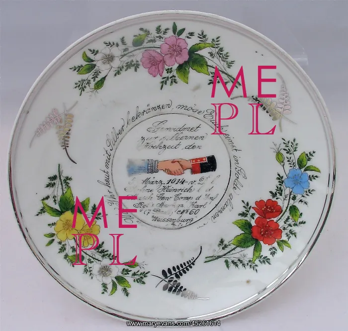: German World War One commemorative cup and saucer : German World War One commemorative cup and saucer