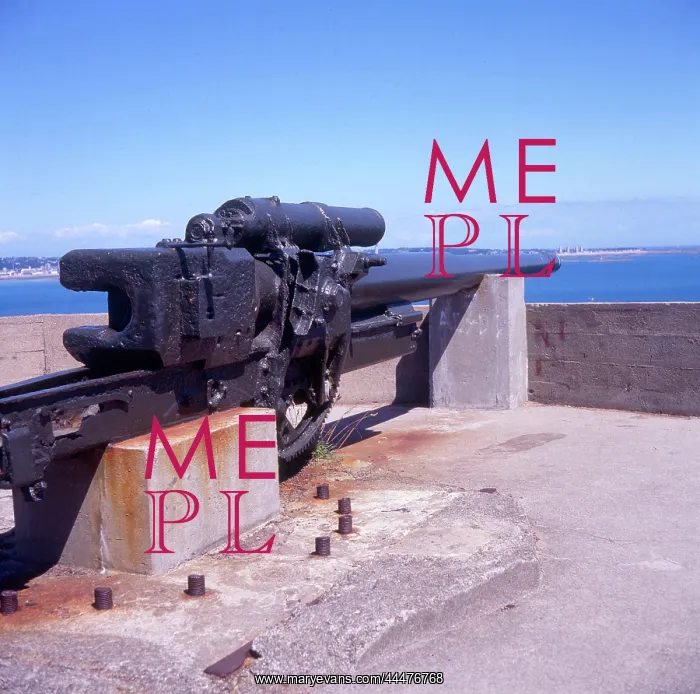  : German WW2 gun - Noirmont Point, Jersey, Channel Islands