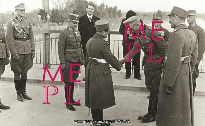 : German and Yugoslav soldiers at the border : German and Yugoslav soldiers at the border