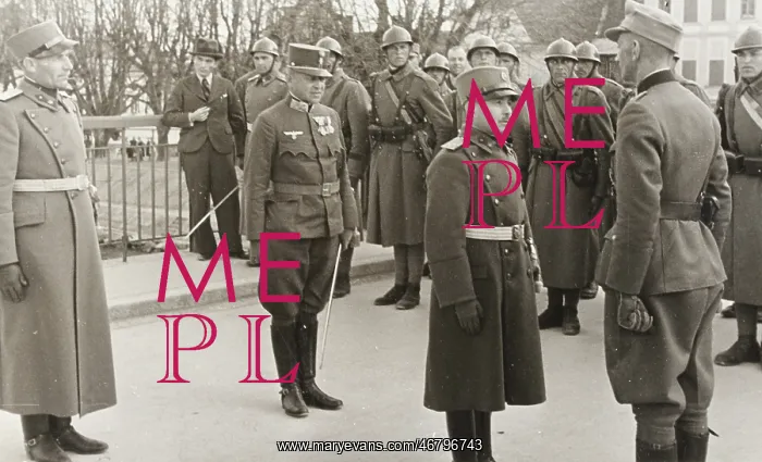 : German and Yugoslav soldiers at the border : German and Yugoslav soldiers at the border