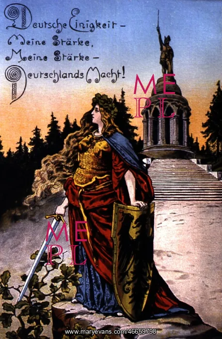 : Germania, personification of the German Nation : Germania, personification of the German Nation