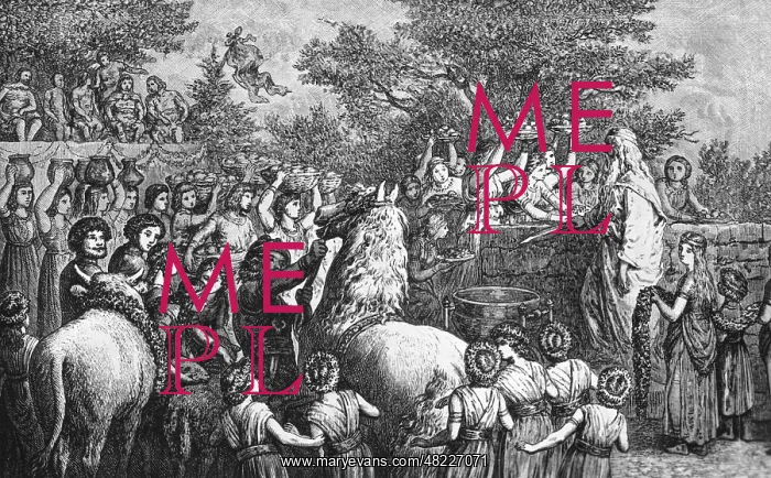 : Germanic people celebrate the summer solstice : Germanic people celebrate the summer solstice