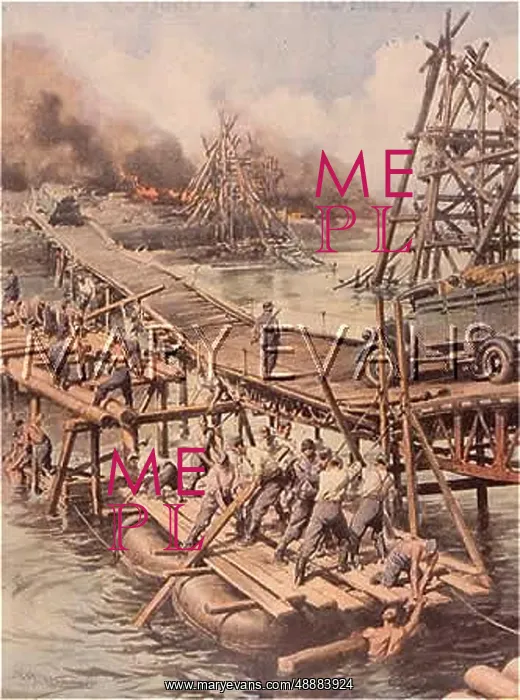 : GERMANS CROSS RIVER : GERMANS CROSS RIVER