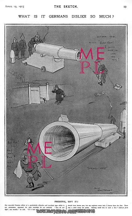 : What is it the Germans dislike so much? H.M. Bateman cartoon : What is it the Germans dislike so much? H.M. Bateman cartoon