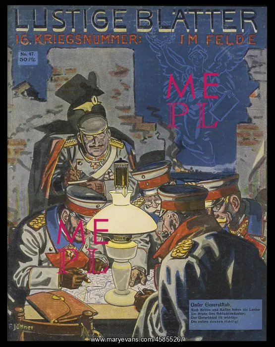  : GERMANS PLAN / 1914
