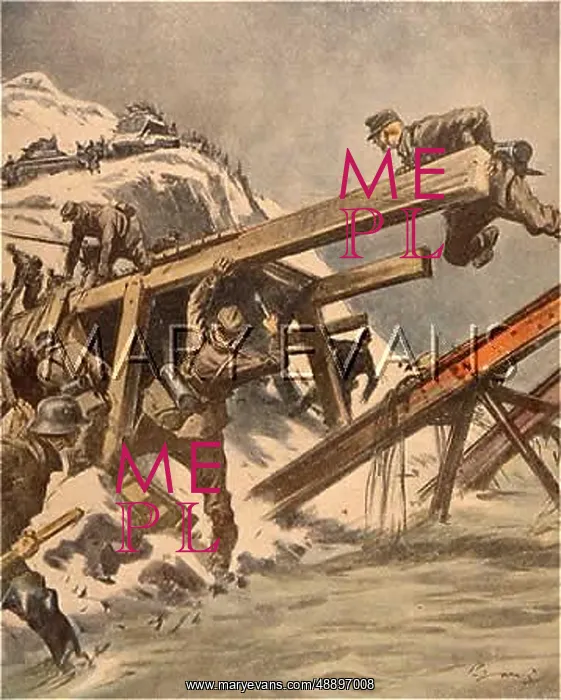 : GERMANS REPAIR BRIDGES : GERMANS REPAIR BRIDGES