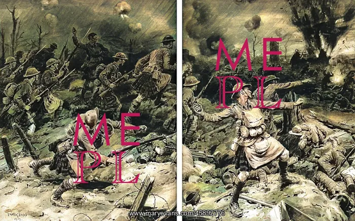 : Germans routed by Highlanders in offensive near Ypres, 1917 : Germans routed by Highlanders in offensive near Ypres, 1917