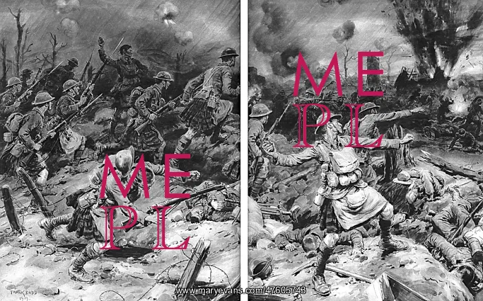 : Germans routed by Highlanders in offensive near Ypres, 1917 : Germans routed by Highlanders in offensive near Ypres, 1917