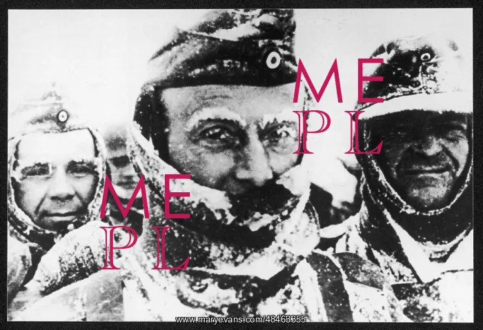 : GERMANS IN SNOW : GERMANS IN SNOW