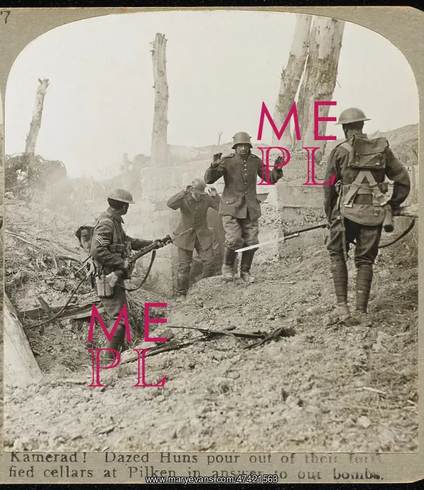 : Germans Surrendering : Germans Surrendering