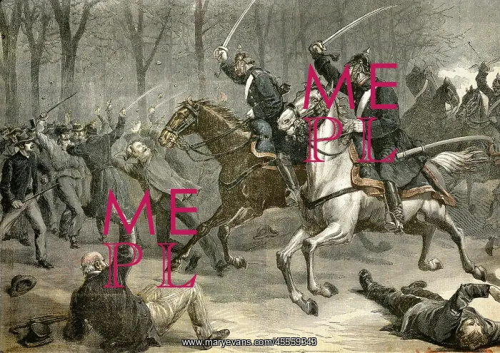 : Germany (1892). Second Reich. Charge of the cavalry : Germany (1892). Second Reich. Charge of the cavalry