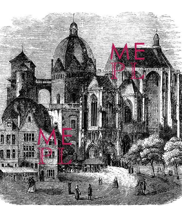 : Germany, Aachen, churches, Munster, exterior : Germany, Aachen, churches, Munster, exterior