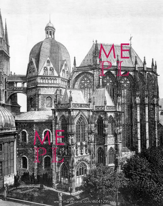 : Germany, Aachen, churches, Munster, exterior : Germany, Aachen, churches, Munster, exterior