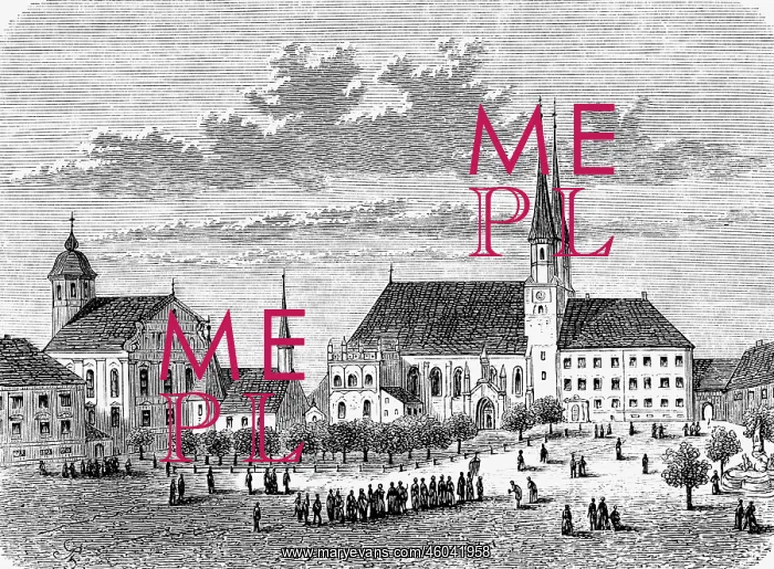 : Germany, Altotting, squares, main square with : Germany, Altotting, squares, main square with