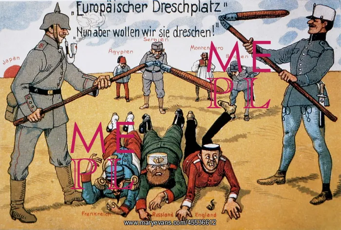 : Germany and Austria-Hungary Threshing the Allied Powers : Germany and Austria-Hungary Threshing the Allied Powers