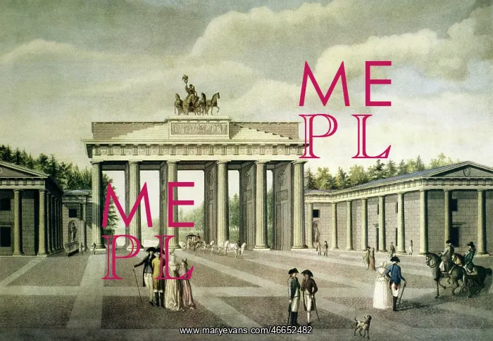: Germany, Berlin, Brandenburger Tor and Pariser : Germany, Berlin, Brandenburger Tor and Pariser