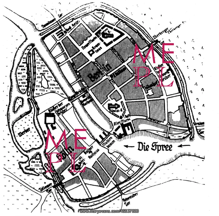 : Germany, Berlin, city map, Berlin and Coelln : Germany, Berlin, city map, Berlin and Coelln