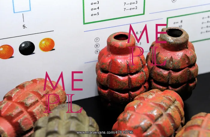 : Germany, Berlin. DDR Museum. Grenades : Germany, Berlin. DDR Museum. Grenades