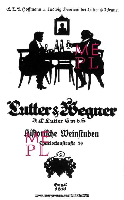 : Germany, Berlin, gastronomy, wine tavern Lutter : Germany, Berlin, gastronomy, wine tavern Lutter