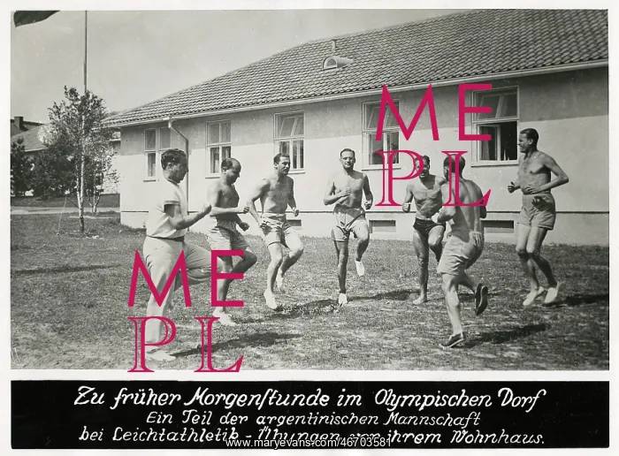 : Germany - Berlin Olympics - Argentinian athletes training : Germany - Berlin Olympics - Argentinian athletes training