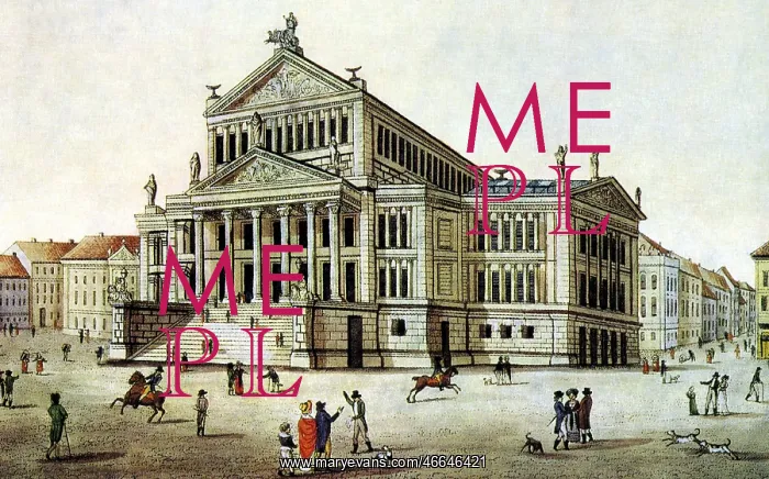 : Germany, Berlin, theater, built by Karl Friedrich : Germany, Berlin, theater, built by Karl Friedrich