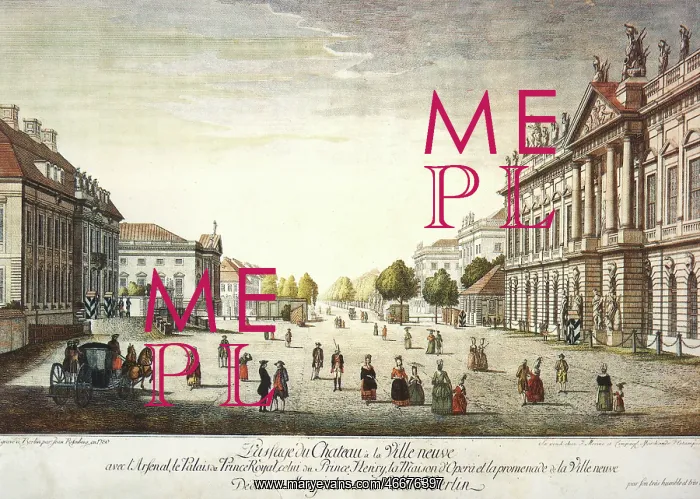: Germany, Berlin, Unter den Linden, square with : Germany, Berlin, Unter den Linden, square with