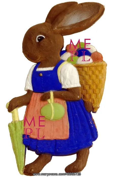 : Germany, circa 1927, easter-bunny, Easter Rabbit : Germany, circa 1927, easter-bunny, Easter Rabbit