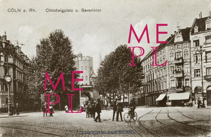 : Germany - Cologne (Koln) - Chlodwigplatz and Severintor : Germany - Cologne (Koln) - Chlodwigplatz and Severintor