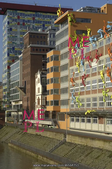 : GERMANY. Dusseldorf. Modern buildings in Media : GERMANY. Dusseldorf. Modern buildings in Media