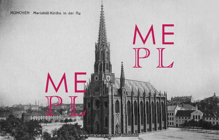 : Germany, Munich, churches, Mariahilf Church : Germany, Munich, churches, Mariahilf Church