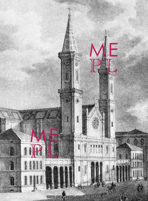 : Germany, Munich, churches, Saint Ludwig, built : Germany, Munich, churches, Saint Ludwig, built