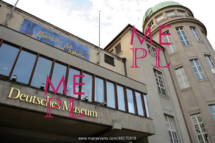  : Germany. Munich. Deutsches Museum. Exterior. Facade