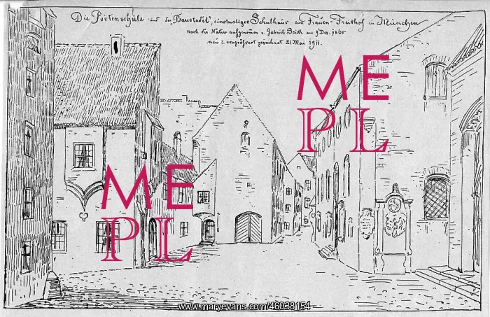 : Germany, Munich, education, Poet?s School, building : Germany, Munich, education, Poet?s School, building