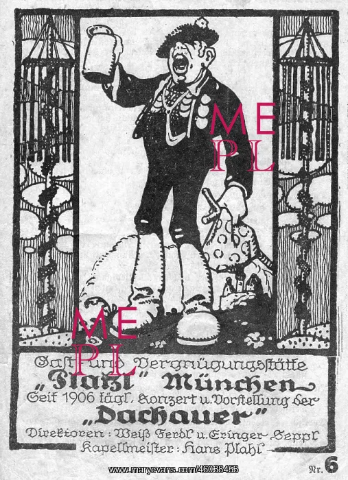 : Germany, Munich, gastronomy, Platzl, advertising : Germany, Munich, gastronomy, Platzl, advertising