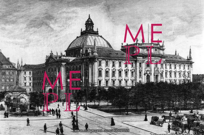 : Germany, Munich, Justizpalast, built 1890 - 1897 : Germany, Munich, Justizpalast, built 1890 - 1897