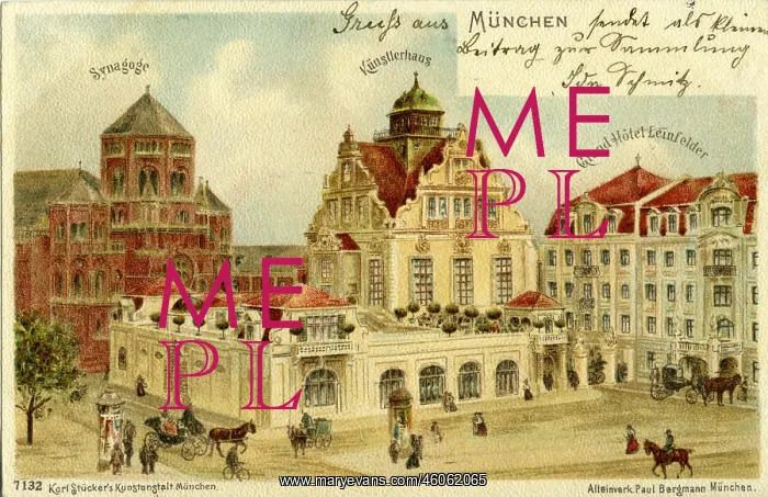: Germany, Munich, Lenbachplatz, Synagogue, Kunstlerhaus : Germany, Munich, Lenbachplatz, Synagogue, Kunstlerhaus