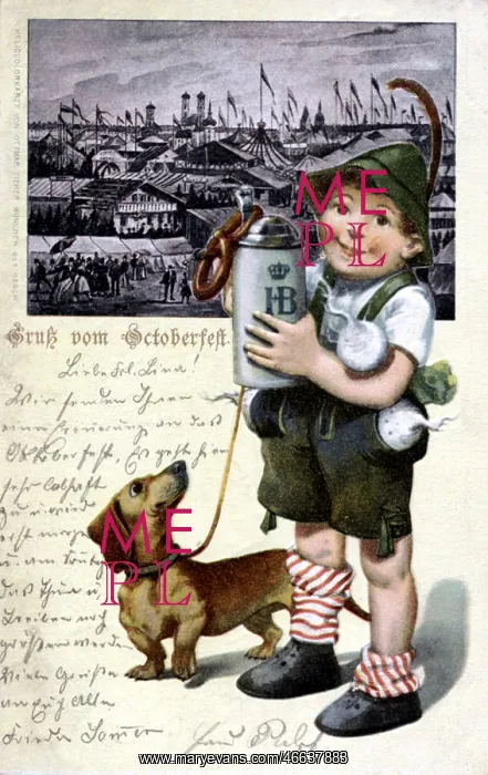 : Germany, Munich, Oktoberfest, boy in leather : Germany, Munich, Oktoberfest, boy in leather