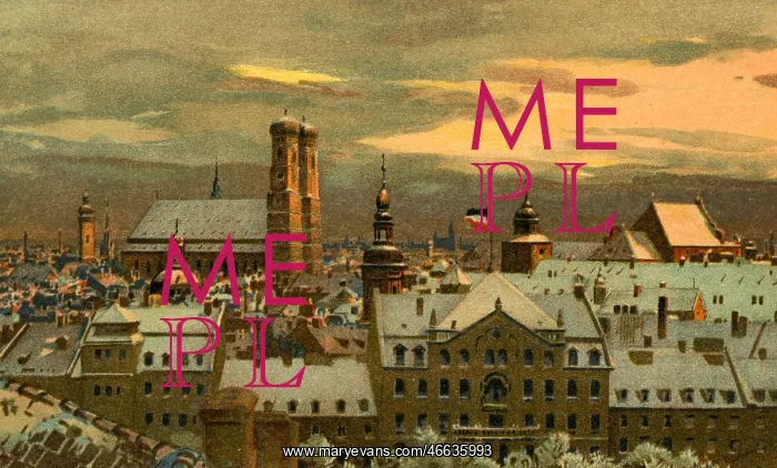 : Germany, Munich, Old Town, view from Northwest : Germany, Munich, Old Town, view from Northwest