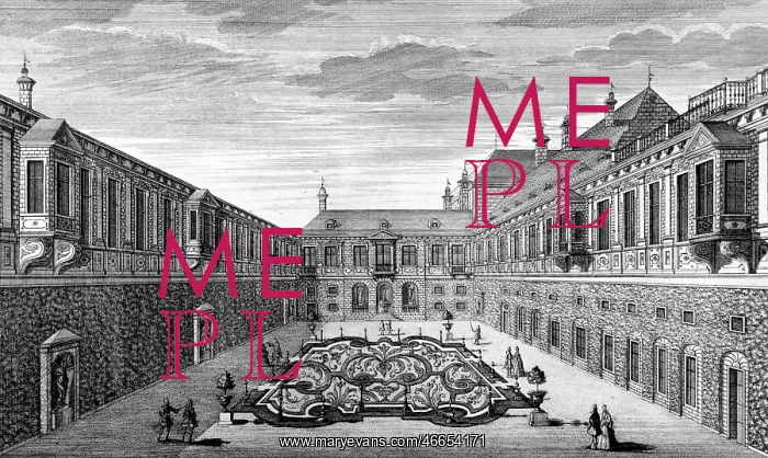 : Germany, Munich, Residenz, garden before the : Germany, Munich, Residenz, garden before the