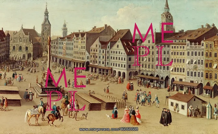 : Germany, Munich, squares, Marienplatz, Der Markt : Germany, Munich, squares, Marienplatz, Der Markt